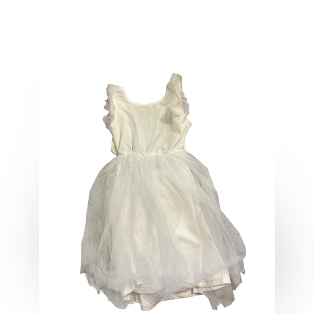 🩵NWT Amazon White Sleeveless Ruffled Dress - Picture 5 of 8